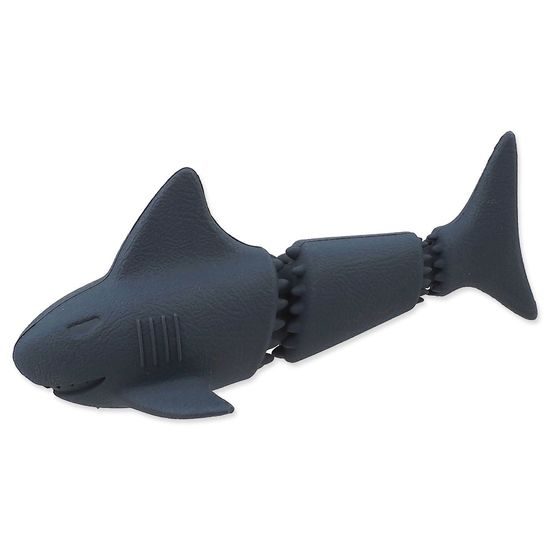 Dog fantasy Hračka Sea Natural Toy žralok guma modrá 18,5cm