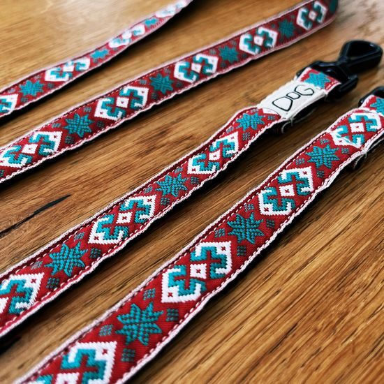 FUNKY DOG Přepínací bavlněné vodítko 3 m