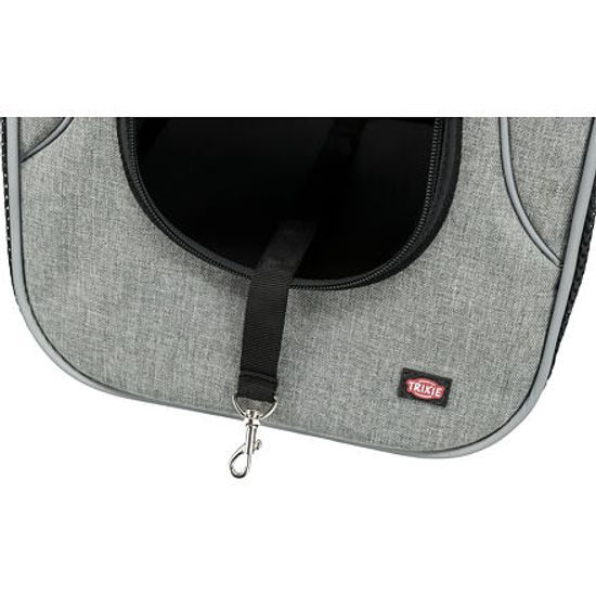 Trixie Nylonový batoh SAVINA klokanka 30x26x33cm černo-šedý (max 10kg)