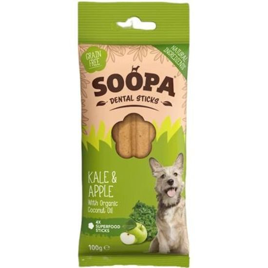 Soopa Pets Dentální tyčinky Soopa s kapustou a jablkem 100 g