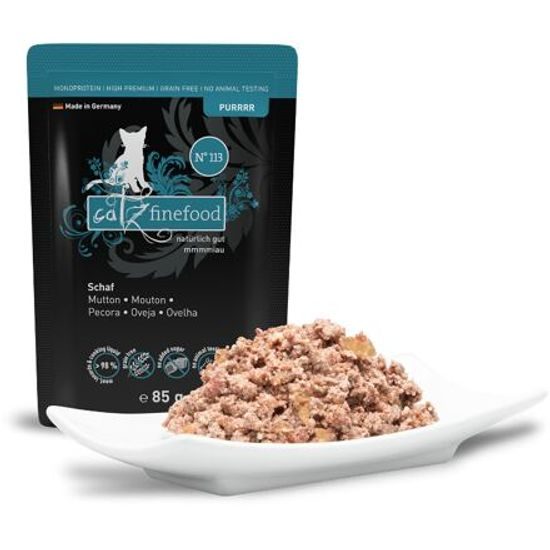 Catz finefood Kapsička CF Purr No.113 se skopovým masem 85 g