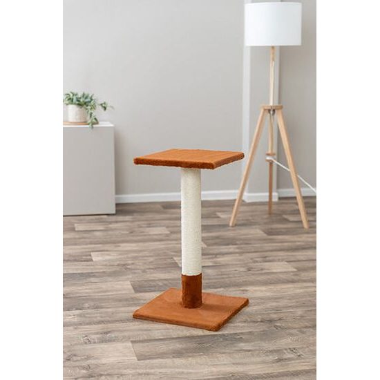 Trixie Škrabací sloupek BEANA 69 cm králičí plyš rezavá LIMITOVANÁ NABÍDKA