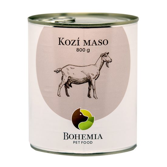 BOHEMIA Kozí maso ve vlastní šťávě 800 g
