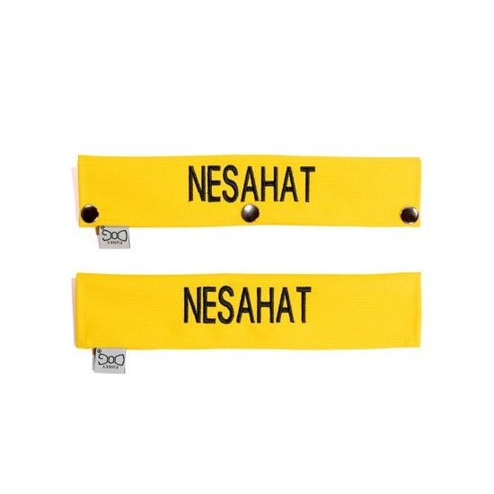 FUNKY DOG Žlutý návlek na vodítko