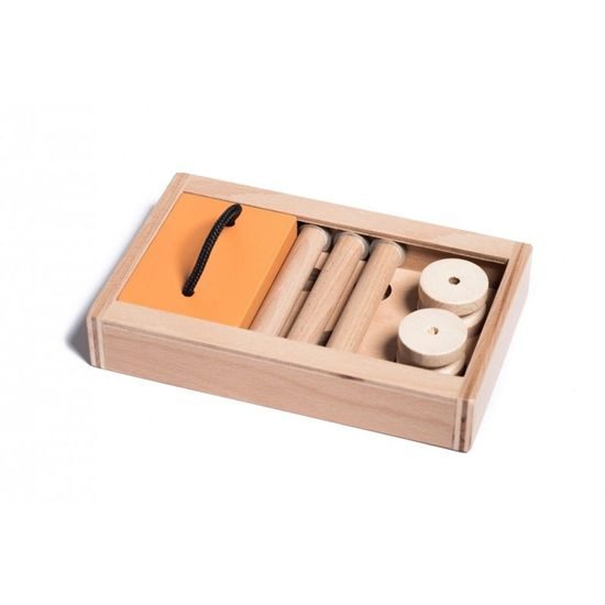 My Intelligent Pets Dřevěný hlavolam Playground- Modul 2J (pouze deska bez kloboučků a válečků)