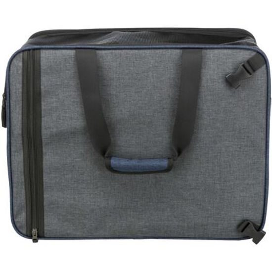 Trixie Batoh a nosítko TARA 2v1 25x38x50cm šedá/modrá (max 7kg)