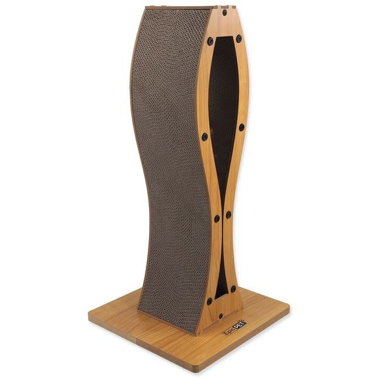 Epic Pet Škrabadlo ve tvaru ryby s hračkou 30x30x62