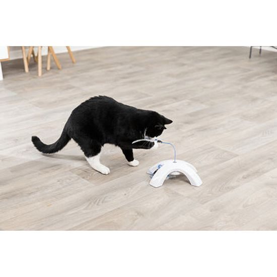 Trixie Feather Twister plastová hračka s pohyblivými peříčky 23x15x18cm