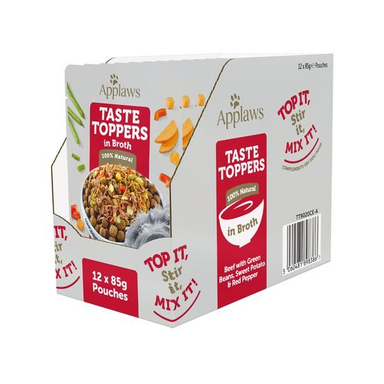 Applaws kapsička Dog Taste Toppers Broth