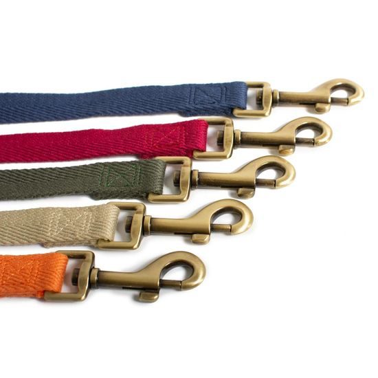 Farm Company ekologicky šetrné vodítko pro psy ze sojových vláken L/XL 2,5cm/120cm olivová zelená