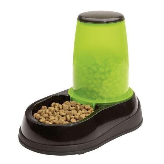 Maelson Miska na krmivo se zásobníkem na 1500 g krmiva černo-zelená 21 x 35 x 28 cm
