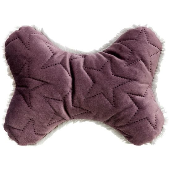 Trixie Xmas Bone - kost, hračka pro psy, 20 cm, samet/plyš, berry/petrolejová