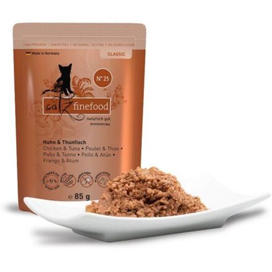 Catz finefood Kapsička CF No.25 s kuřecím masem a tuňákem 85 g