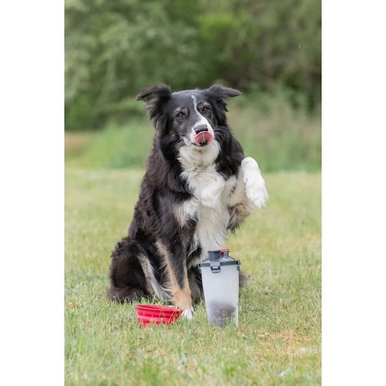 Trixie Cestovní zásobník na vodu a krmivo včetně misky 2x0,35 l