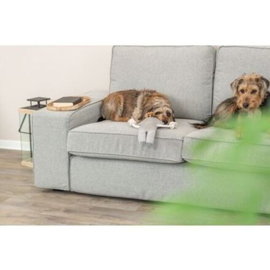 Trixie Mýval s lanem hračka se zvukem 33cm plyš/tkanina/lano