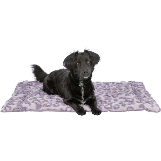 Trixie Podložka na ležení HEARTS 90 x 70 cm lila - LIMITOVANÁ NABÍDKA