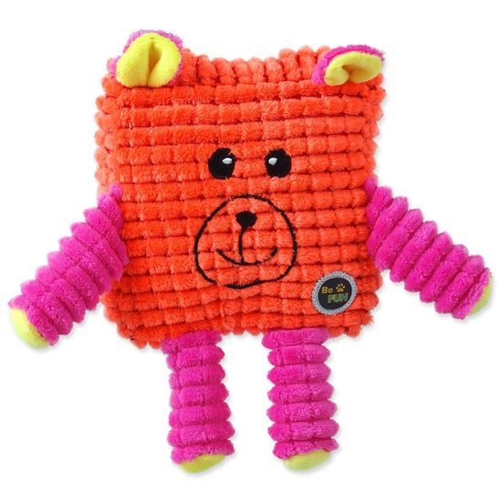 BeFun Hračka CALYPSO senior čtverec oranžový 12,5cm
