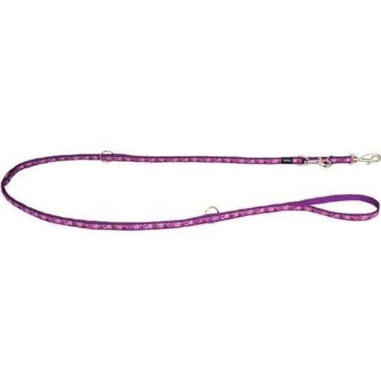 Red Dingo Vodítko přepínací 12 mm x 2 m Breezy Love Purple