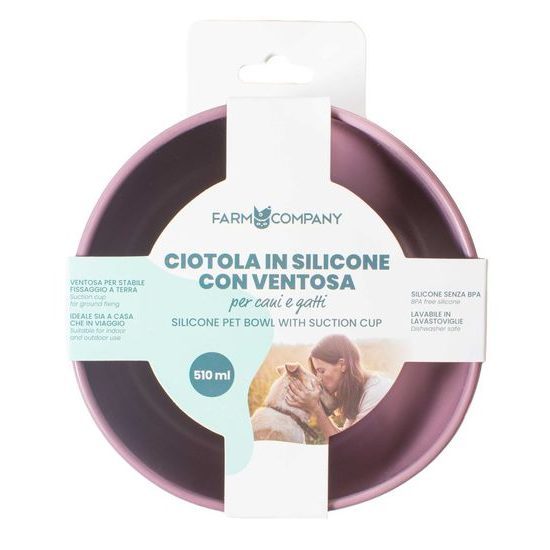 Farm Company silikonová cestovní miska s přísavkou