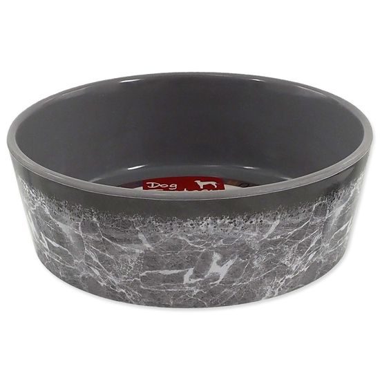 Dog fantasy Miska vzor mramor šedá 12,5cm 300ml