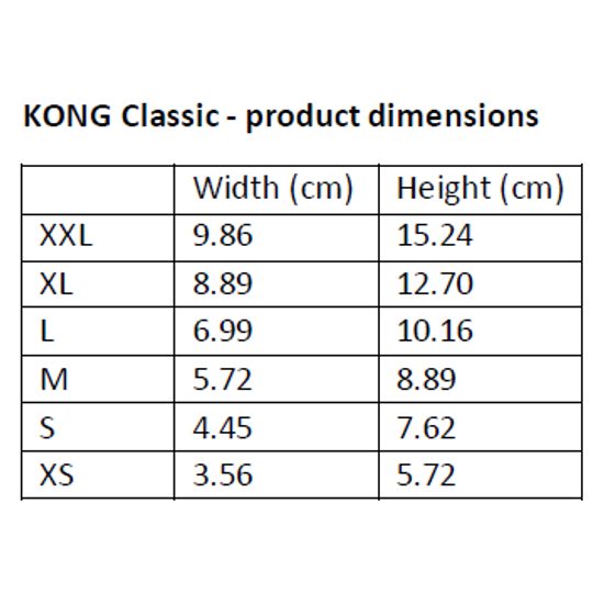 KONG Hračka guma Classic Ball w/Hole M/L