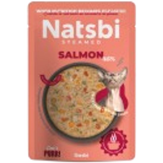 NATSBI CAT Steamed SALMON 80g