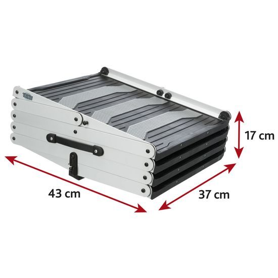 Trixie Skládací schody 4-stupňové 37x70x160 cm do 75 kg hliník/TPR