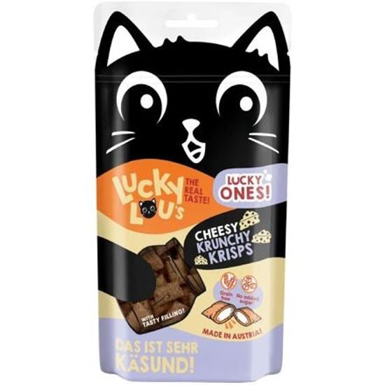 Lucky Lou Lucky Ones Krunchy Krisps Kuře a sýr 60 g