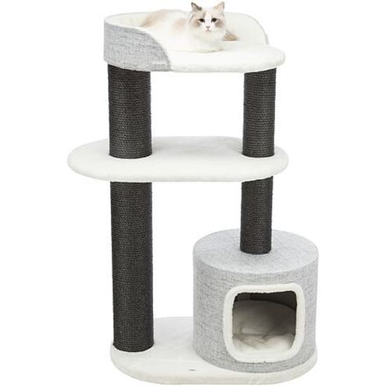 Trixie XXL škrabadlo CARA 2 patra kukaň 128cm bílá/hnědá