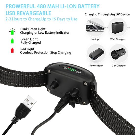 Reedog Protištěkací obojek V2