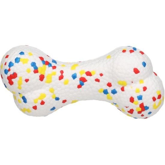 Flamingo Hračka TPU Kona kost 15,2cm bílá