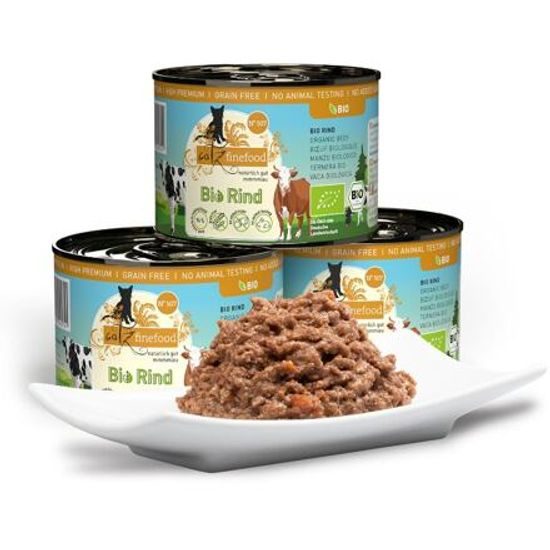 Catz finefood Konzerva CF Bio No.507 s hovězím masem 200 g