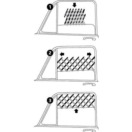 Trixie Automřížka do okna velká 30-110cm