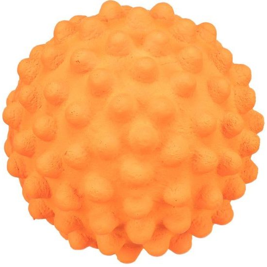 Trixie Neonový míč se špuntíky mechová guma 7cm