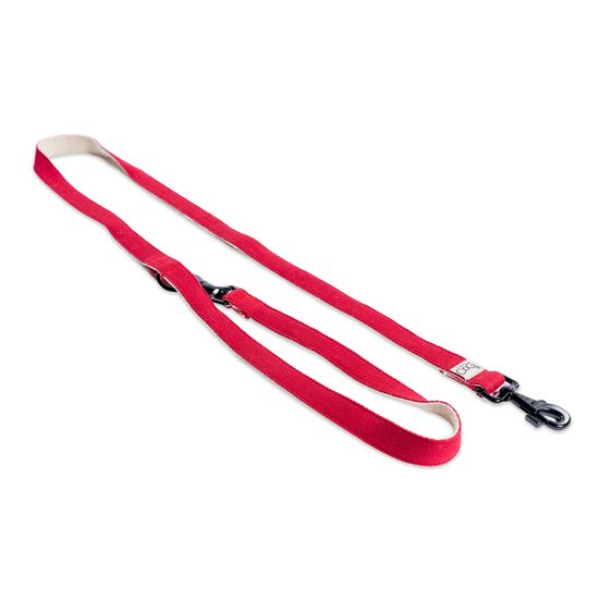 FUNKY DOG Konopný postroj pro psa červený