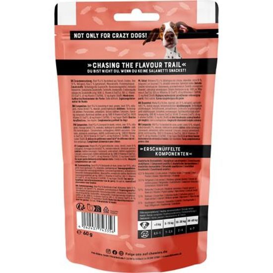 Chewies Salametti Hovězí maso srdce a sýr 60 g