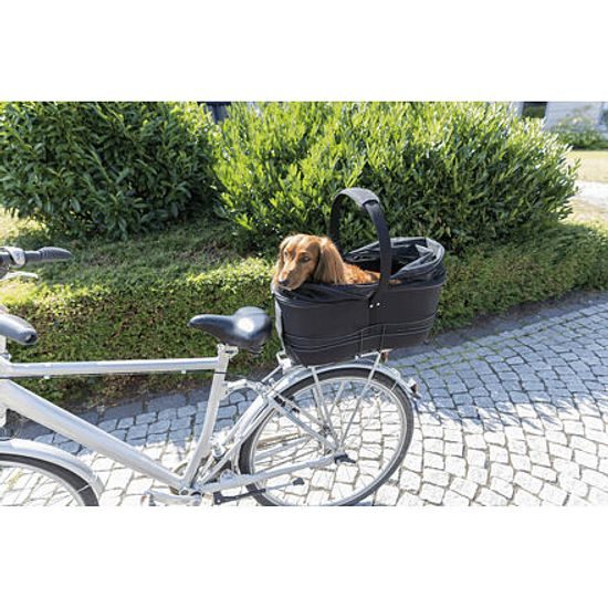 Trixie Přepravka na kolo LONG na široký nosič 29x42x60cm černá (max 8kg)