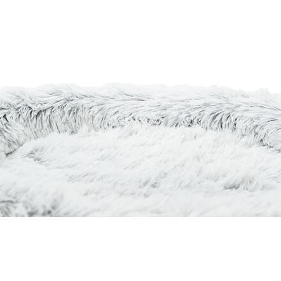 Trixie Škrábadlo HARVEY kukaň 2 sloupky odpočívadlo 73cm dlouhovlasý plyš šedá