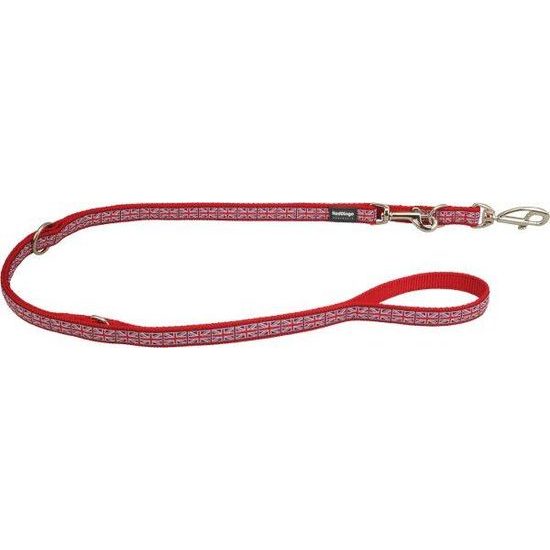 Red Dingo Vodítko přepínací 12 mm x 2 m Union Jack Flag