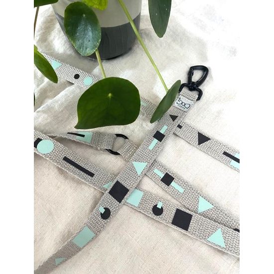 FUNKY DOG Konopné přepínací vodítko pro psa 3 m barevný vzor