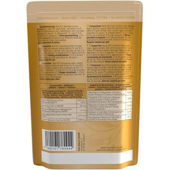 Catz finefood Kapsička CF No.7 s hovězím a telecím masem 85 g