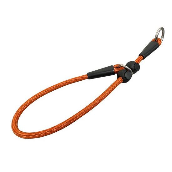 BAFPET Obojek polostahovací lano oranžová