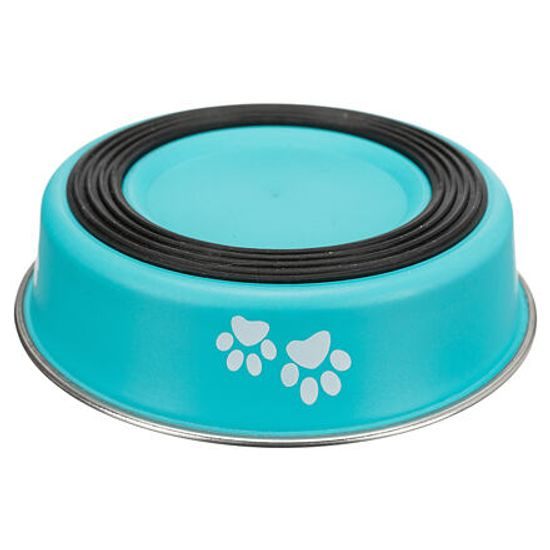 Trixie Nerezová miska s bareveným opláštěním pro krátkonosé kočky 0,25l/13cm