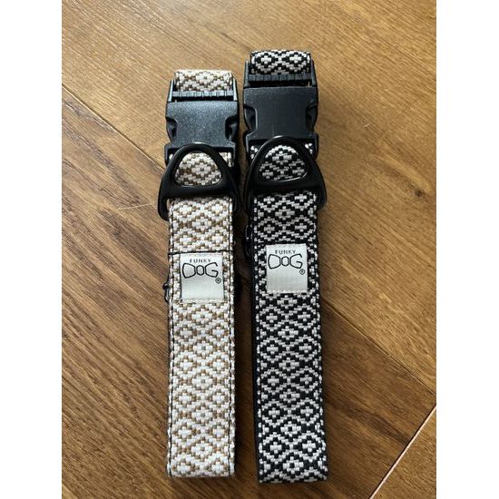 FUNKY DOG Široký psí obojek 4 cm – ekologický, pevný a stylový