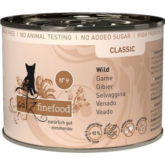 Catz finefood Konzerva CF No.9 se zvěřinou 200g