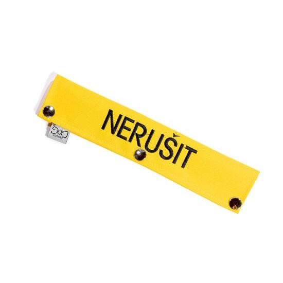 FUNKY DOG Žlutý návlek na vodítko