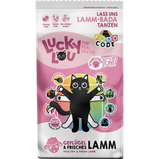 Lucky Lou Light Geflügel & Lamm s jehněčím 340 g