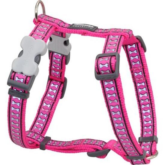 Red Dingo Postroj 2,5cm x 71-113cm reflexní