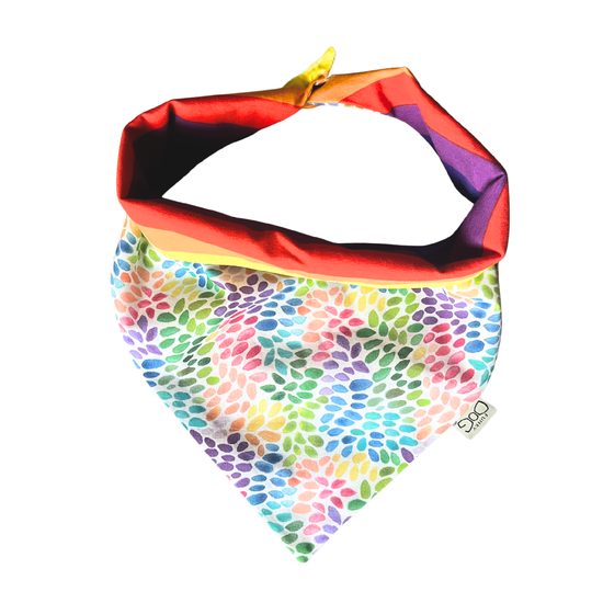 FUNKY DOG Oboustranný dúhový šátek pro psa