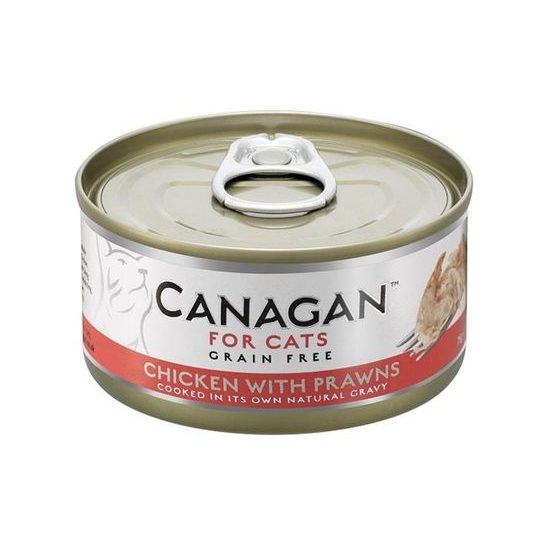 Canagan Cat konzerva Kuře a Krevety 75 g